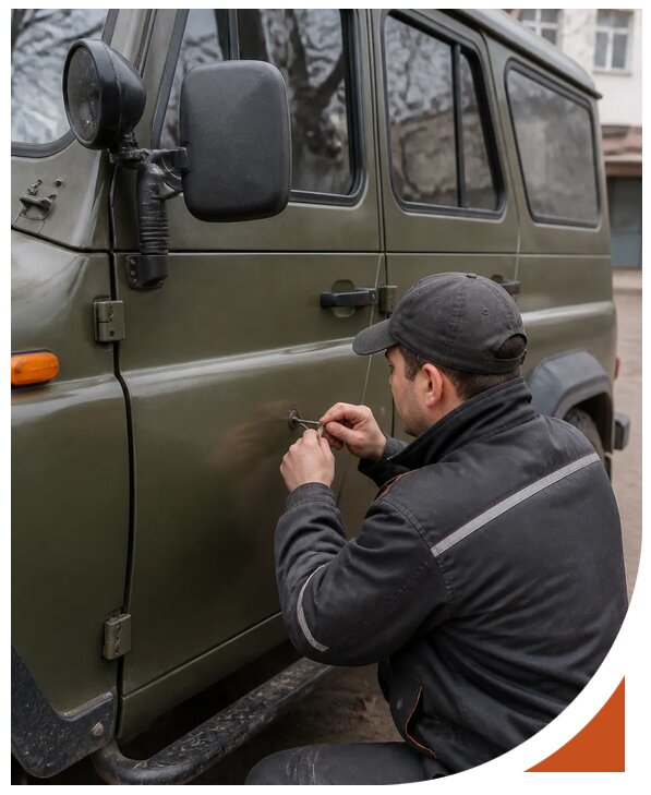 Профессиональное вскрытие автомобиля УАЗ без повреждений в Лиски